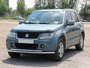 Suzuki Grand Vitara 2005–2017 Priekšējais dubultais aizsargstienis 60/42 mm (nerūsējošais tērauds) foto 1