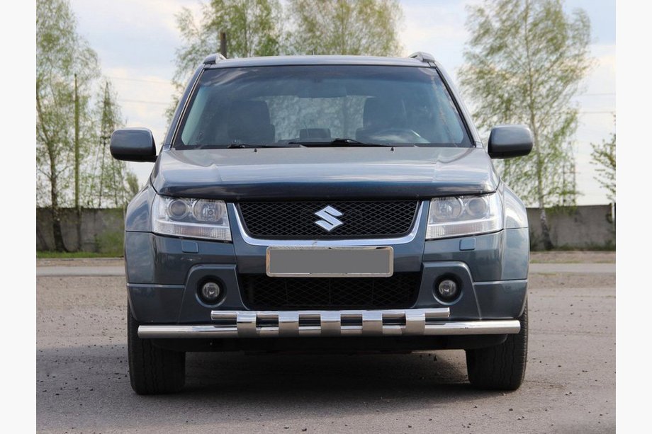 Suzuki Grand Vitara 2005–2017 Priekšējais aizsargstienis ST015 (nerūsējošais tērauds) Image