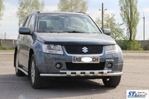 Suzuki Grand Vitara 2005–2017 Priekšējais aizsargstienis ST015 (nerūsējošais tērauds) foto 3
