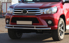 Toyota Hilux 2015– Priekšējais aizsargstienis ST018 (nerūsējošais tērauds) foto 8