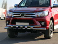 Toyota Hilux 2015– Priekšējais aizsargstienis ST015 (nerūsējošais tērauds) foto 1