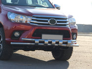 Toyota Hilux 2015– Priekšējais aizsargstienis ST015 (nerūsējošais tērauds) foto 2