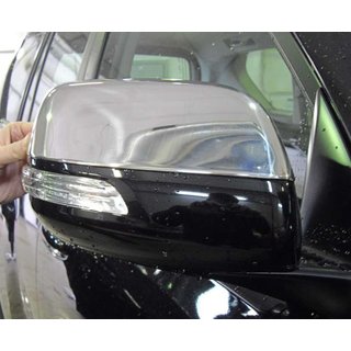 Atpakaļskata spoguļu uzlikas (2 gab., nerūsējošais tērauds) Toyota Land Cruiser Prado 150 2009–2023 foto 2
