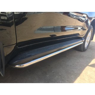 Sānu sliekšņu aizsargi BB004 (2 gab., nerūsējošais tērauds) Toyota Land Cruiser 200 2007–2021 foto 2