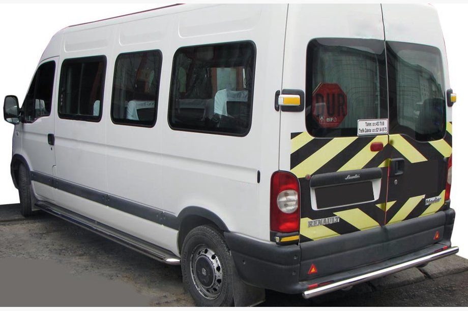 Renault Master 1998–2010 Aizmugurējais aizsargloks AK002 (nerūsējošais tērauds) Image