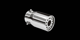 Toyota Land Cruiser Prado 120 2002–2009 Izpūtēja uzgalis (nerūsējošais tērauds) foto 1