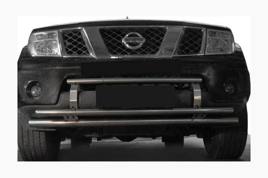 Nissan Navara 2006–2015 Priekšējais kengurīns ST0014-3 (nerūsējošais tērauds) Image