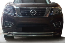 Nissan Navara/NP300 2016– Priekšējais aizsargstienis ST017 (nerūsējošais tērauds) foto 1