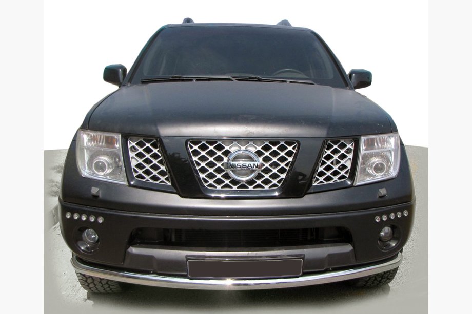 Nissan Pathfinder R51 2005–2014 Priekšējais aizsargstienis ST008-2 (nerūsējošais tērauds) Image