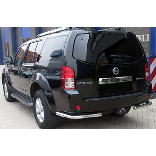 Aizmugurējais aizsargloks AK003 (nerūsējošais tērauds) Nissan Pathfinder R51 2005–2014