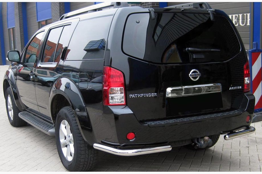 Nissan Pathfinder R51 2005–2014 Aizmugurējais aizsargloks AK003 (nerūsējošais tērauds) Image