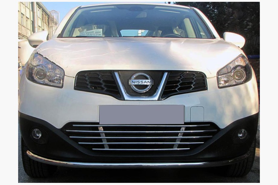 Nissan Qashqai 2014–2021 Priekšējais aizsargstienis ST008 (2014-2017, nerūsējošais tērauds) Image