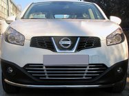 Nissan Qashqai 2014–2021 Priekšējais aizsargstienis ST008 (2014-2017, nerūsējošais tērauds) foto 1