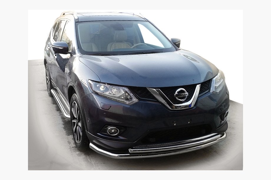 Nissan X-trail T32/Rogue 2014–2021 Priekšējais aizsargstienis ST014 (nerūsējošais tērauds) Image