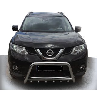 Priekšējais bullbar WT003 (nerūsējošais tērauds) foto 1