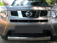 Nissan X-trail T31 2007–2014 Priekšējais aizsargstienis ST008-Oval (nerūsējošais tērauds) foto 1