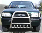Opel Frontera 1991–1998 Kengurbārs QT007 (nerūsējošais tērauds) foto 1