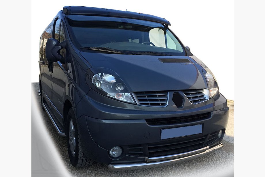 Renault Trafic 2001–2015 Priekšējais aizsargstienis ST014 (nerūsējošais tērauds) Image