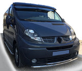 Renault Trafic 2001–2015 Priekšējais aizsargstienis ST014 (nerūsējošais tērauds) foto 1