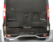 Nissan Primastar 2002–2014 Aizmugures aizsargstienis AK006 (nerūsējošais tērauds) foto 5