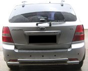 Kia Sorento I BL 2002–2009 Aizmugurējais aizsargloks AK002-Dubultā (nerūsējošais tērauds) foto 1