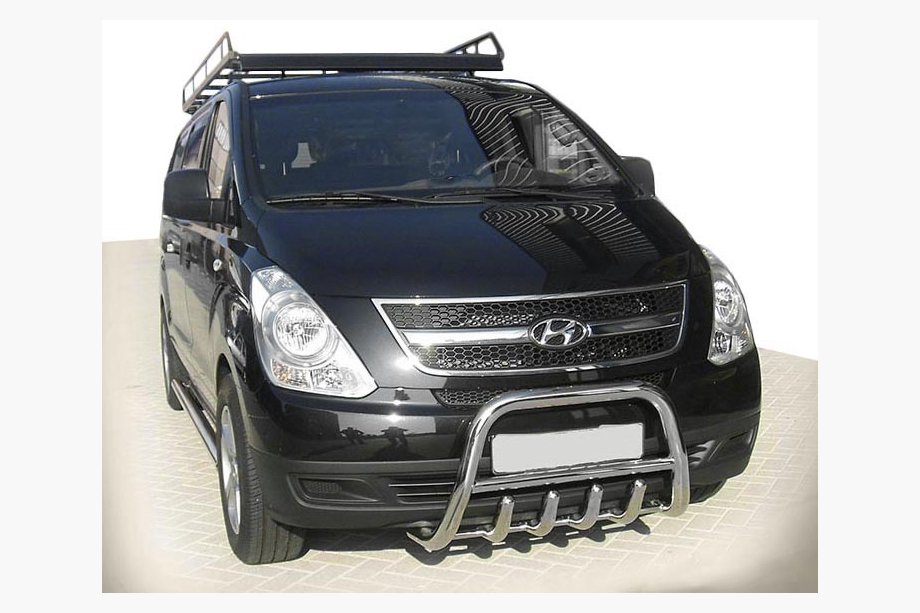 Hyundai H300, H1, Starex 2008–2020 Bullbar WT003-2 (nerūsējošais tērauds) Image