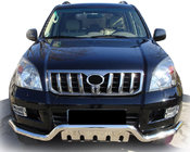 Toyota Land Cruiser Prado 120 2002–2009 Priekšējais aizsarglokis ST013 (nerūsējošais tērauds) foto 1