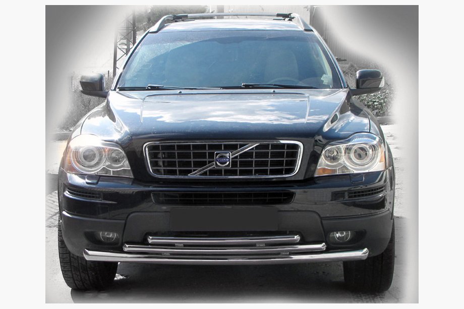 Volvo XC90 2002–2014 Priekšējais aizsargstienis ST014-2 (nerūsējošais tērauds) Image