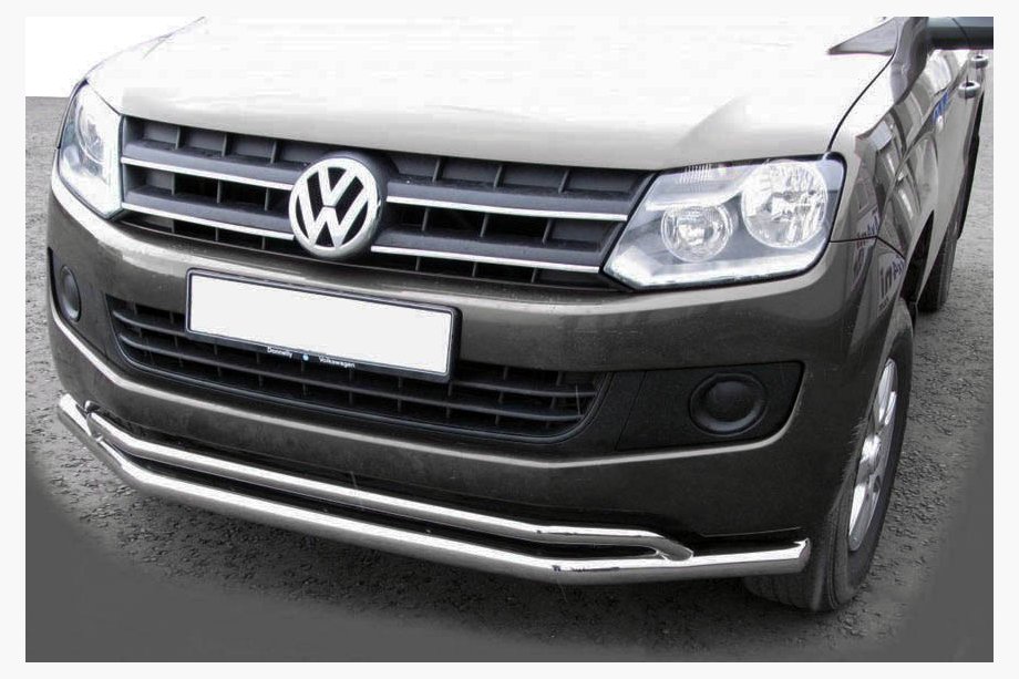 Volkswagen Amarok 2010–2022 Priekšējais aizsargstienis ST017 (nerūsējošais tērauds) Image