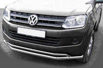 Volkswagen Amarok 2010–2022 Priekšējais aizsargstienis ST017 (nerūsējošais tērauds) foto 1