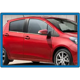 Logu apmales (4 gab., nerūsējošais tērauds) Toyota Yaris 2010–2020 foto 3