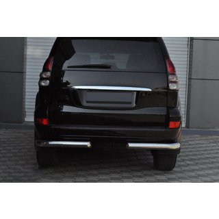 Aizmugurējie stūra elementi AK003 (2 gab., nerūsējošais tērauds) Toyota Land Cruiser Prado 120 2002–2009 foto 4
