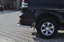 Toyota Land Cruiser Prado 120 2002–2009 Aizmugurējie stūra elementi AK003 (2 gab., nerūsējošais tērauds) foto 6