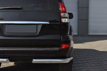 Toyota Land Cruiser Prado 120 2002–2009 Aizmugurējie stūra elementi AK003 (2 gab., nerūsējošais tērauds) foto 7