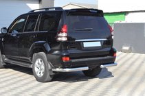 Toyota Land Cruiser Prado 120 2002–2009 Aizmugurējie stūra elementi AK003 (2 gab., nerūsējošais tērauds) foto 8
