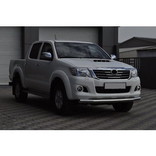 Priekšējais aizsargstienis ST008 (nerūsējošais tērauds) Toyota Hilux 2006–2015 foto 3