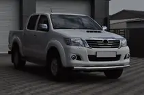 Toyota Hilux 2006–2015 Priekšējais aizsargstienis ST008 (nerūsējošais tērauds) foto 3