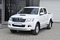 Toyota Hilux 2006–2015 Priekšējais aizsargstienis ST008 (nerūsējošais tērauds) foto 4