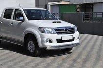 Toyota Hilux 2006–2015 Priekšējais aizsargstienis ST017 (nerūsējošais tērauds) foto 4