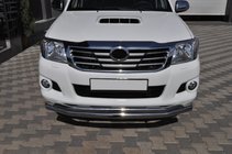 Toyota Hilux 2006–2015 Priekšējais aizsargstienis ST017 (nerūsējošais tērauds) foto 5