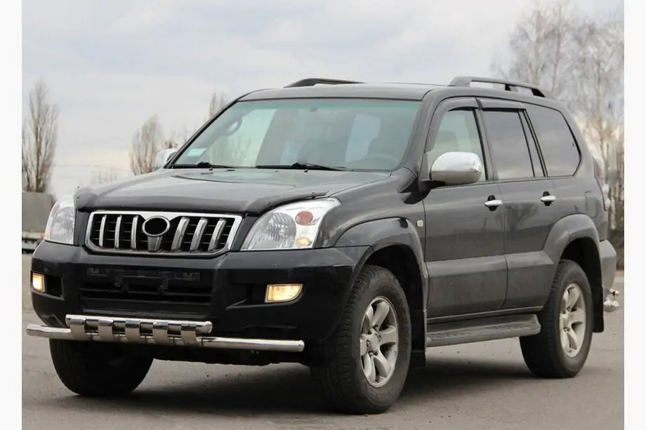 Toyota Land Cruiser Prado 120 2002–2009 Priekšējā aizsargstanga ST015 (nerūsējošais tērauds) Image