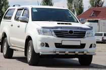 Toyota Hilux 2006–2015 Priekšējais aizsargs ST015 (nerūsējošais tērauds) foto 3