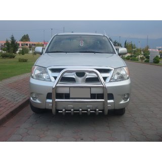 Kengurbārs QT007 (nerūsējošais tērauds) Toyota Hilux 2006–2015 foto 3