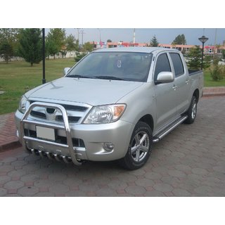 Kengurbārs QT007 (nerūsējošais tērauds) Toyota Hilux 2006–2015 foto 2