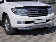 Toyota Land Cruiser 200 2007–2021 Priekšējā aizsargstanga ST015 (nerūsējošais tērauds) foto 1