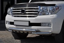 Toyota Land Cruiser 200 2007–2021 Priekšējā aizsargstanga ST015 (nerūsējošais tērauds) foto 4