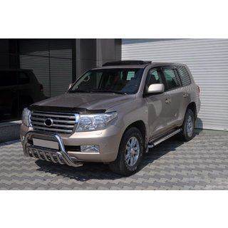Priekšējais bullbar WT002 (nerūsējošais tērauds) Toyota Land Cruiser 200 2007–2021 foto 3