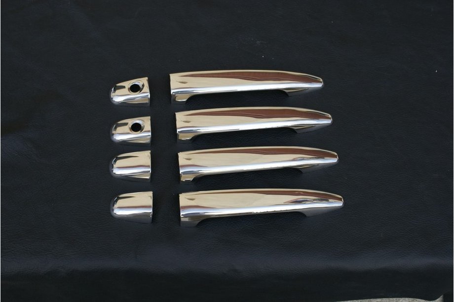 Toyota Land Cruiser Prado 120 2002–2009 Hromēti durvju rokturu uzlikas (nepilns komplekts, 3 gab., plastmasa) Image