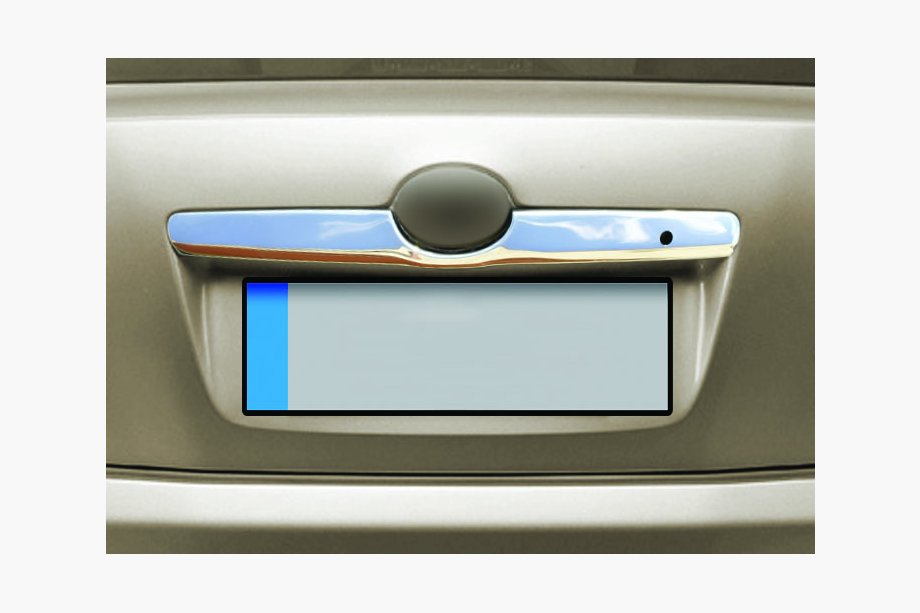 Toyota Camry 2006–2011 IZPĀRDOŠANA! Nerūsējošā tērauda uzlika virs numura zīmes Image