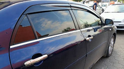 Toyota Corolla 2007–2013 Logu vēja deflektori (4 gab., Sunplex Sport) foto 8
